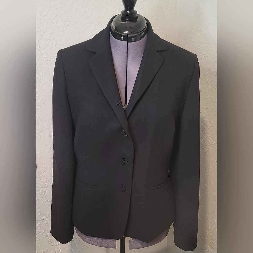 Ann Taylor Loft career blazer black women's size 6